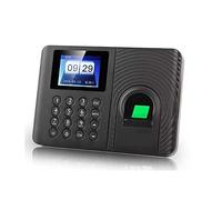 ZRQSMCX Máquina de asistencia de huellas dactilares, máquina de atención de tiempo, máquina de huellas dactilares, tarjeta de tiempo de trabajo, software libre, informe de guía directa de disco U