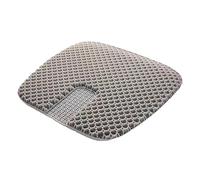 ZRVXTISX Cojines Asientos De Coche para Peugeot 206 CC (2D) / 207 CC (WD) / 307 CC (3B) Coupé, Gel Asiento Cojin Impermeables Transpirable Silla Protección Soporte Cojín Accesorios,Grey-42 * 40cm