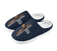 ZRWLUCKY Pantuflas de madera con diseño de cruz con Dios amó el mundo, para hombre y mujer, con espuma viscoelástica, acogedoras, zapatos de dormitorio, Cruz de madera con Dios amó el mundo, 11/12 UK