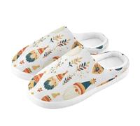 ZRWLUCKY Variety Of Dwarfs - Pantuflas de casa para hombre y mujer, color beige, con espuma viscoelástica, acogedoras, para dormitorio, Variedad de enanos beige, 11/12 UK Men/ 12/13.5 UK Women Wide