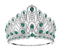 ZRxmNoTh Corona, corona de rey, tiara, coronas para mujer, corona de princesa, concurso de reina real, tocado de novia, tiaras, coronas de graduación, boda, accesorios de joyería para el cabello