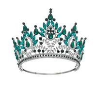 ZRxmNoTh Corona, corona de rey, tiara, coronas para mujer, corona de princesa, corona de boda de cristal de reina real para mujer, tiaras de banquete de diamantes de imitación, accesorios de joyería