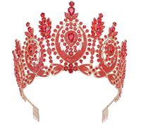 ZRxmNoTh Corona, corona de rey, tiara, coronas para mujer, corona de princesa, corona de boda de reina real, corona de boda para mujer, tiara grande de cristal, tiara para banquete, fiesta, disfraz