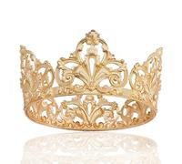ZRxmNoTh Corona, corona de rey, tiara, coronas para mujer, corona de princesa, joyería para el cabello, tiaras de corona para mujer, corona grande, rey real, reina, tiara para fiesta de graduación