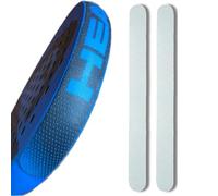 ZRZ | Protector Pala de Padel Transparente Rugoso Pack de Protectores + Overgrip MG ZRZ Pro Lisos - Cinta Protectora Funda para Pala de Padel Silicona Resistente Pegatina Padel | Protector Marco Pala