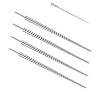 ZS 18/16/14G G23 Titanio Inserción Pin Cónico para Nariz Oreja Ombligo Labio Piercings Kit de Joyería, 4 Piezas Push in Joyas Cuerpo Dilatadores Auxiliar Kit (14G)