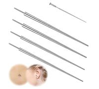 ZS 18/16/14G G23 Titanio Inserción Pin Cónico para Nariz Oreja Ombligo Labio Piercings Kit de Joyería, 4 Piezas Push in Joyas Cuerpo Dilatadores Auxiliar Kit (16G/14G)