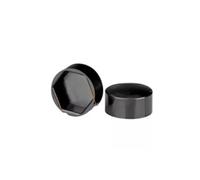 ZS Hardware Cubiertas de tapa de tuerca de perno de rueda M5-M14 embellecedor exterior de cúpula hexagonal de plástico(M8x10x13 (20pcs) B)