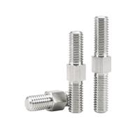 ZS Hardware Pernos de perno prisionero de varilla de doble extremo de rosca izquierda derecha de acero inoxidable 304 M3-M16(M3x60mm(5pcs))