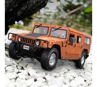 ZSCAL para Meritor Figura 1:18 para Modelo de Coche de aleación Hummer 10th Anniversary Edition, Naranja metálico, Adecuado para la colección de jóvenes y entusiastas de Todas Las Edades.