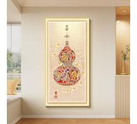 ZSCNYHMT Cuadro De Pared LED 3D, Pintura con Luces LED, Escultura Colgante Grande, Decoración De Pared De Arte Moderno, para La Entrada, Sala De Estar(Black Frame,35.4 * 70.9in)