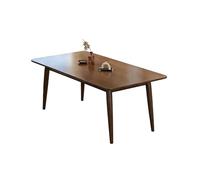 ZSCNYHMT Mesa De Comedor De Madera Maciza con Tablero Grande, Mesa De Cocina Estilo Rústico con Patas Resistentes，para Comedor, Cocina, Sala De Estar(51.2x31.5x29.5in)
