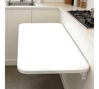 ZSCNYHMT Mesa Plegable de Pared, Escritorio Flotante, Fuerte Capacidad Carga, Versátil, Minimalista, Madera ingeniería, Dormitorios, Cobertizo, Barra Desayuno(60 * 40 * 1.8cm)