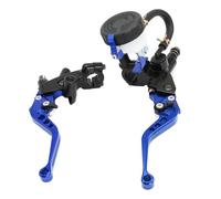 ZSDTRP Juego de palancas de embrague de cilindro maestro de freno de manubrio de motocicleta de 7/8 pulgadas, juego universal compatible con motocicleta Street Sport Dirt Pit Mini Bike Scooter ATV