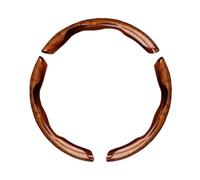 ZSGHJA Cubierta Volante Funda Volante con Veta Madera Melocotón Funda Ultrafina Fibra Carbono Manillar Coche Funda Protectora Universal Madera para Volante Coche Volante Coche(Surface 3 Pack)