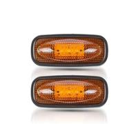 ZSGHJA Luz Indicadora 2 Luces LED 3 Para Remolque Delanteras Y Traseras Indicadoras Posición Lateral Intermitentes Para SUV RV Camión UTE UTV Indicadores Señal Giro Led(Amarillo)