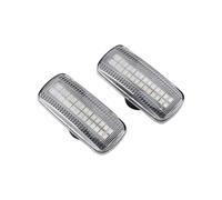 ZSGHJA Luz Indicadora Para Chrysler 200 300 Para Sebring Para Town & Country Luz De Posición Lateral Dinámica LED Intermitente Secuencial Indicadores Señal Giro Led(Crystal)