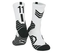 ZSHDTKWB calcetín Altos Sports De Baloncesto Masculino Número De Calcetines Profesionales Que No Son De Silp-11-blanco-tamaño del Adulto 39-44