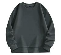 ZSHDTKWB Sudadera con Capucha Informal Holgada para Hombre, Color Sólido, Otoño E Invierno, Superventas, Cuello Redondo Unisex Sencillo Y Cómodo-4-xl