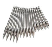 ZSHJG 12 Pcs Tiro al Arco Consejos de Flecha Insertar Punto de Flecha para 4.2mm Carbono Flecha Shaft (150grain)