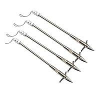 ZSHJG 3 Piezas Honda Arco Pescar Punta de Flecha Acero Inoxidable Broadheads Caza Puntos de Consejos