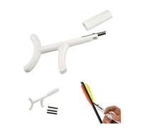 ZSHJG Tiro al Arco Herramienta de Eliminación de Plumas de Flecha Fletching Raspador de Plumas Flecha Remover para DIY el Eje de Flecha Accesorio