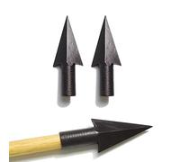 ZSHJG Tiro con Arco Puntas de Flecha de Metal Tradicional Caza Punta de Flecha al Aire Libre Broadheads (12 Piezas)