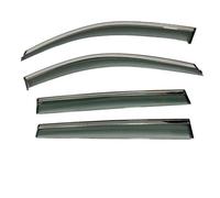 ZSHYTWE Derivabrisas De Aire Cubierta Protectora Deflectora Humo para Visera Ventana Automóvil para Land para Rover para Defender 110 2020 2021 2022 2023(Transparent)