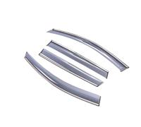 ZSHYTWE Derivabrisas De Aire para VW para Passat para Nms para GT 2012-2022 Toldos Visera para Ventanas Coche Sol Lluvia Ceja Deflector Humo(Transparent)