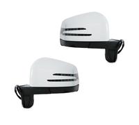 ZSHYTWE Espejos Exteriores para Automóviles Accesorios De Coche para Mercedes para Benz Clase G W463 G55 G65 G550 G500 G400 G350 1992-2017 Conjunto Cubierta Espejo Retrovisor(Blanco,L and R)