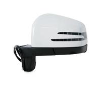 ZSHYTWE Espejos Exteriores para Automóviles Accesorios De Coche para Mercedes para Benz Clase G W463 G55 G65 G550 G500 G400 G350 1992-2017 Conjunto Cubierta Espejo Retrovisor(Blanco,Izquierda)