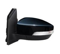 ZSHYTWE Espejos Exteriores para Automóviles Conjunto Espejo Retrovisor Lateral 6 Pines Luces De Giro Lente De Cristal Accesorios para Ford para Kuga para Escape 2013-2020(Black R)