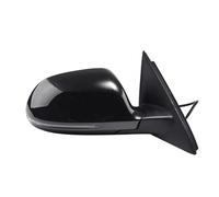 ZSHYTWE Espejos Exteriores para Automóviles Espejo Retrovisor Eléctrico Plegable para Coche, Calefacción Automática con Lámpara Y Memoria, para Q3 2013-2018(Negro,R 8-White)