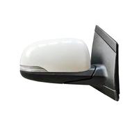 ZSHYTWE Espejos Exteriores para Automóviles Espejo Retrovisor Lateral para Kia para Picanto 2012-2016, Eléctrico, con Lámpara, 5/7/8 Cables.(Blanco,8 Wires Right Side)