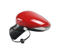 ZSHYTWE Espejos Exteriores para Automóviles Espejo Retrovisor para Ford para Fiesta 2009-2016, Ajuste Eléctrico, LED, Intermitentes(Rojo,Izquierda)