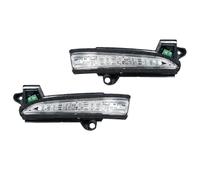 ZSHYTWE Espejos Exteriores para Automóviles para Ford para Mondeo para Fusion 2013-2020 Luz De Señal De Giro para Espejo Retrovisor, Versión Estadounidense(A Pair)