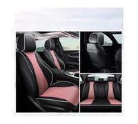ZSHYTWE Fundas Asiento Coche para Chevy para Captiva para Tracker para Cruze para Orlando para Spark para Onix Fundas Asiento Automóvil Cubre Asiento Coche(Full Set-Black Pink)