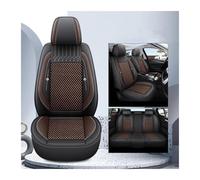 ZSHYTWE Fundas Asiento Coche para Chevy para Orlando Juego Completo Universal PU Funda Asiento Automóvil Cuero Accesorio Interior Automóvil Cubre Asiento Coche(Marrón)