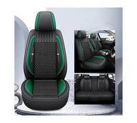 ZSHYTWE Fundas Asiento Coche para Chevy para Orlando Juego Completo Universal PU Funda Asiento Automóvil Cuero Accesorio Interior Automóvil Cubre Asiento Coche(Verde)