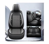 ZSHYTWE Fundas Asiento Coche para Chevy para Orlando Juego Completo Universal PU Funda Asiento Automóvil Cuero Accesorio Interior Automóvil Cubre Asiento Coche(Gris)