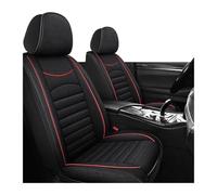 ZSHYTWE Fundas Asiento Coche para VW para Amarok ID4 para Polo 9N para GOL G3 G5 para Golf 8 7 6 5 4 Fundas Asiento Automóvil Cubre Asiento Coche(Front Seats-Black)