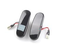 ZSHYTWE Luces Direccionales Lámpara Indicadora Lateral Dinámica, Luz LED De Intermitente Para Peugeot Para Bipper Box Van Para Tepee Indicador Retrovisor(Smoked)