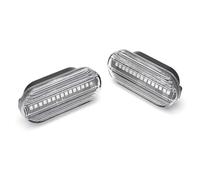 ZSHYTWE Luces Direccionales Para Skoda Para Octavia 1U 1996-2003 2004 2005 2006 2007 2008 2009 2010 Luz De Posición Lateral LED Dinámica Señal Giro Indicador Retrovisor(Crystal)