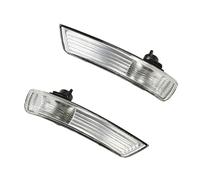 ZSHYTWE Retrovisor Luz Señal Para Ford Para Focus 2012-2018 Para C-Max 2015-2018 Auto Espejo Lateral Izquierdo Y Derecho Intermitente Luz Señal Giro Cubierta Sin Bombilla Luces Señal Giro Coche