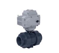 ZSIAGE Válvulas de Bola Válvula Eléctrica Motorizada De Conexión De Válvula De Bola DN15-DN100 For Agua, Líquido, Y Medio Corrosivo con posicionamiento preciso(DN100,24V)