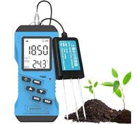 ZSJSM Medidor de Humedad del Suelo, Planta Digital Kit de Prueba del Suelo, Humedad del Suelo/NPK/PH/EC Medidor de medidor con Pantalla LCD, probador de conductividad de nutrientes para plantación