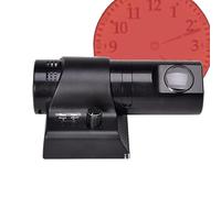 ZSJSM Reloj de Alarma de proyección, proyector de Tiempo LED de 180 ° con 5 Colores de atenuación, Cara analógica, Brillo Ajustable, Pantalla de 12/24 h para hogar, Dormitorio, Oficina, Negro