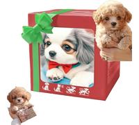 ZSJSM Smart Robot Dog, AI Robotic Dog New Plush Toy, Interactive Robotic Puppy Toy con Paseos realistas, ladridos, sentados y Corriendo, compañero de Mascotas interactiva para niños y Adultos C C