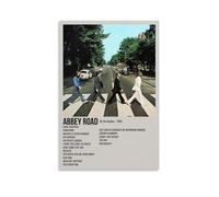 ZSJUMK Abbey Road by The Beatles- Murales de lona impermeables, resistentes a los arañazos, resistentes a los rayos UV, elegante decoración para el hogar y la oficina, diseño clásico y moderno, estilo
