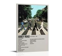 ZSJUMK Abbey Road by The Beatles- Murales de lona impermeables, resistentes a los arañazos, resistentes a los rayos UV, elegante decoración para el hogar y la oficina, diseño clásico moderno, estilo
